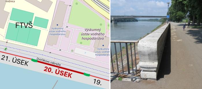 Náhľad pre Kamenné zábradlie pri Dunaji – 20. úsek - Bratislava