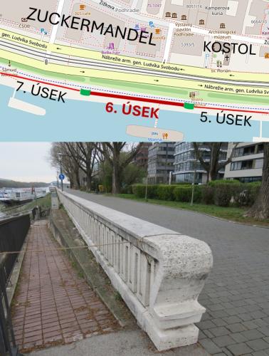 Náhľad pre Kamenné zábradlie pri Dunaji – 6. úsek priamo pod Národnou radou SR  - Bratislava