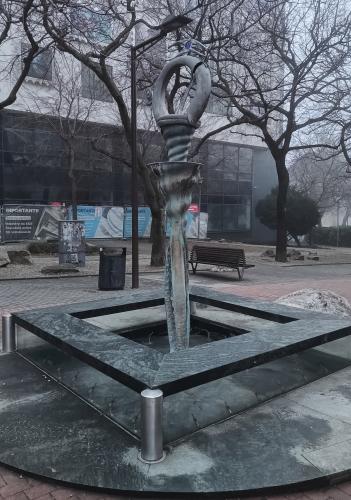 Náhľad pre Fontána Svetový poštár na Poštovej ulici - Bratislava