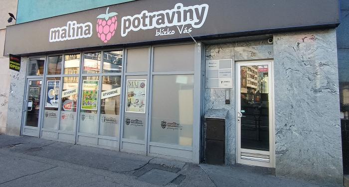 Náhľad pre Dom a Potraviny Malina na Námestí SNP 21 – Bratislava 