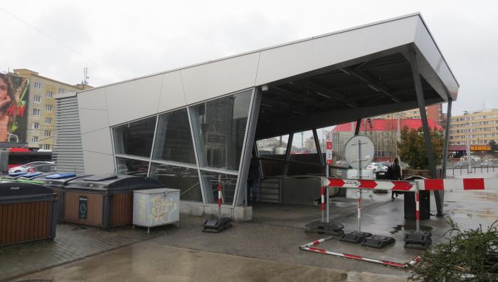 Náhľad pre Podchod pod Trnavským mýtom – vchod od rohu Vajnorská-Šancová - Bratislava
