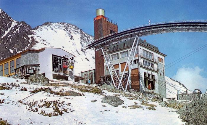 Náhľad pre Lanovka Tatranská Lomnica – Skalnaté pleso: stanica Skalnaté pleso - Vysoké Tatry