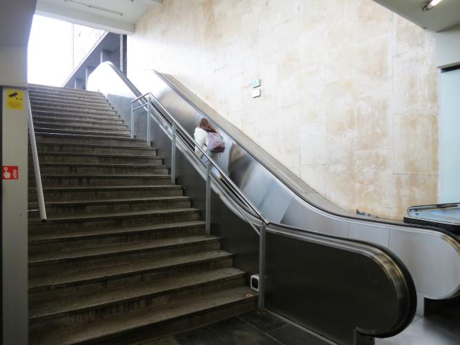 Náhľad pre Podchod pod Trnavským mýtom – vchod od rohu Trnavská-Krížna - Bratislava