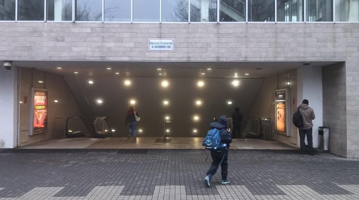 Náhľad pre Podchod pod Hodžovým námestím od Poštovej ulice - Bratislava