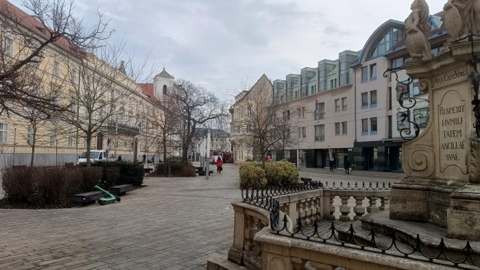 Náhľad pre Župné námestie a časť Kapucínskej ulice po podchod - Bratislava