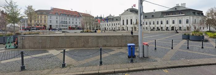 Náhľad pre Podchod pod Hodžovým námestím od Fontány Planéta mieru - Bratislava