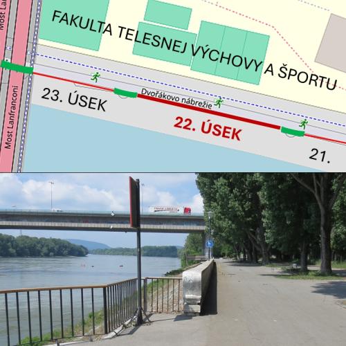 Náhľad pre Kamenné zábradlie pri Dunaji – 22. úsek pri FTVŠ - Bratislava